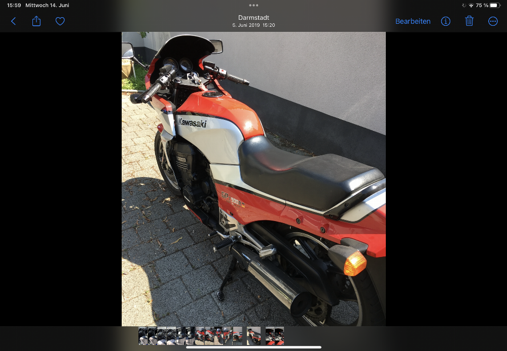 Motorrad verkaufen Kawasaki GPZ750R Ankauf