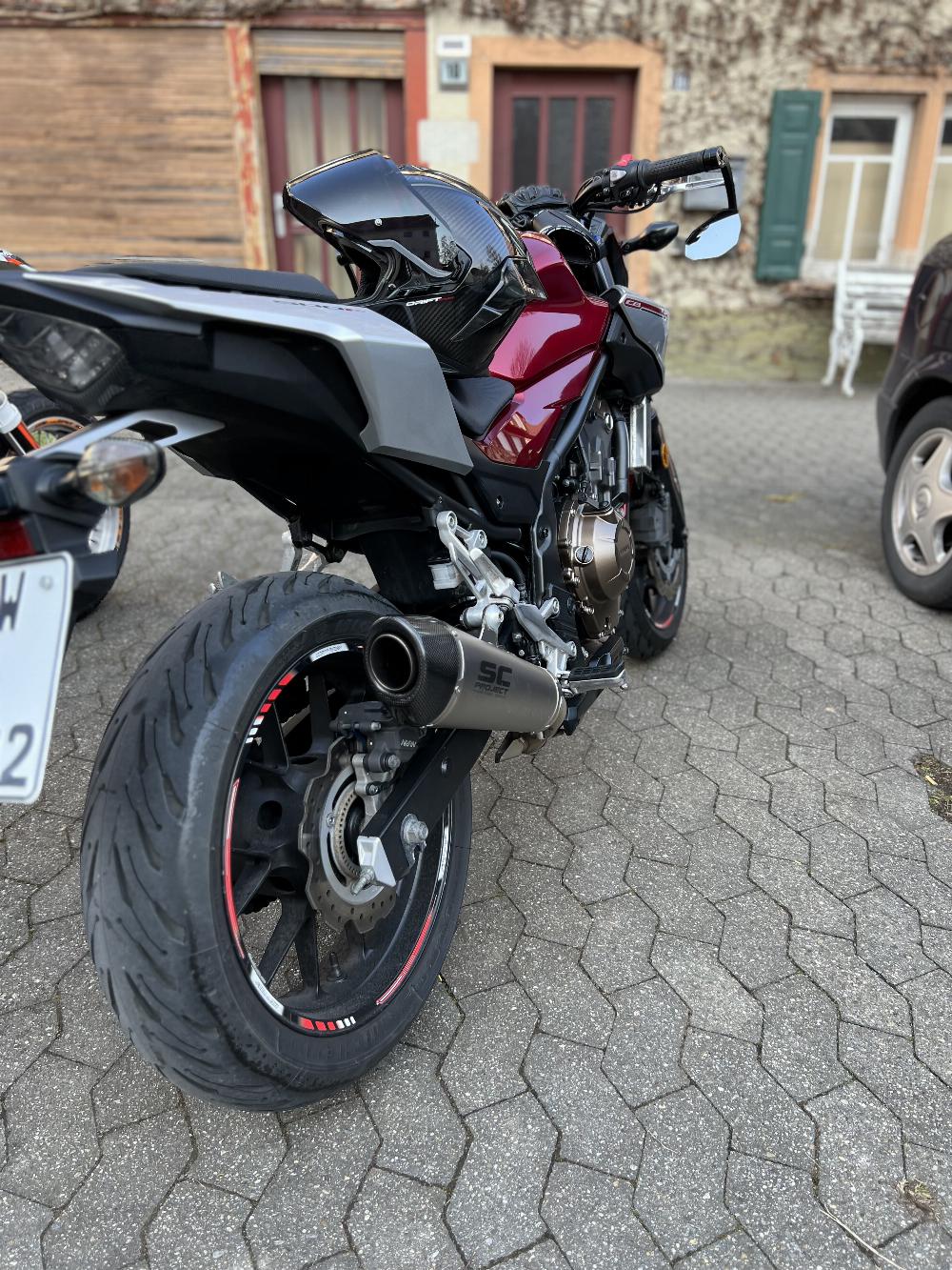 Motorrad verkaufen Honda CB500f Ankauf