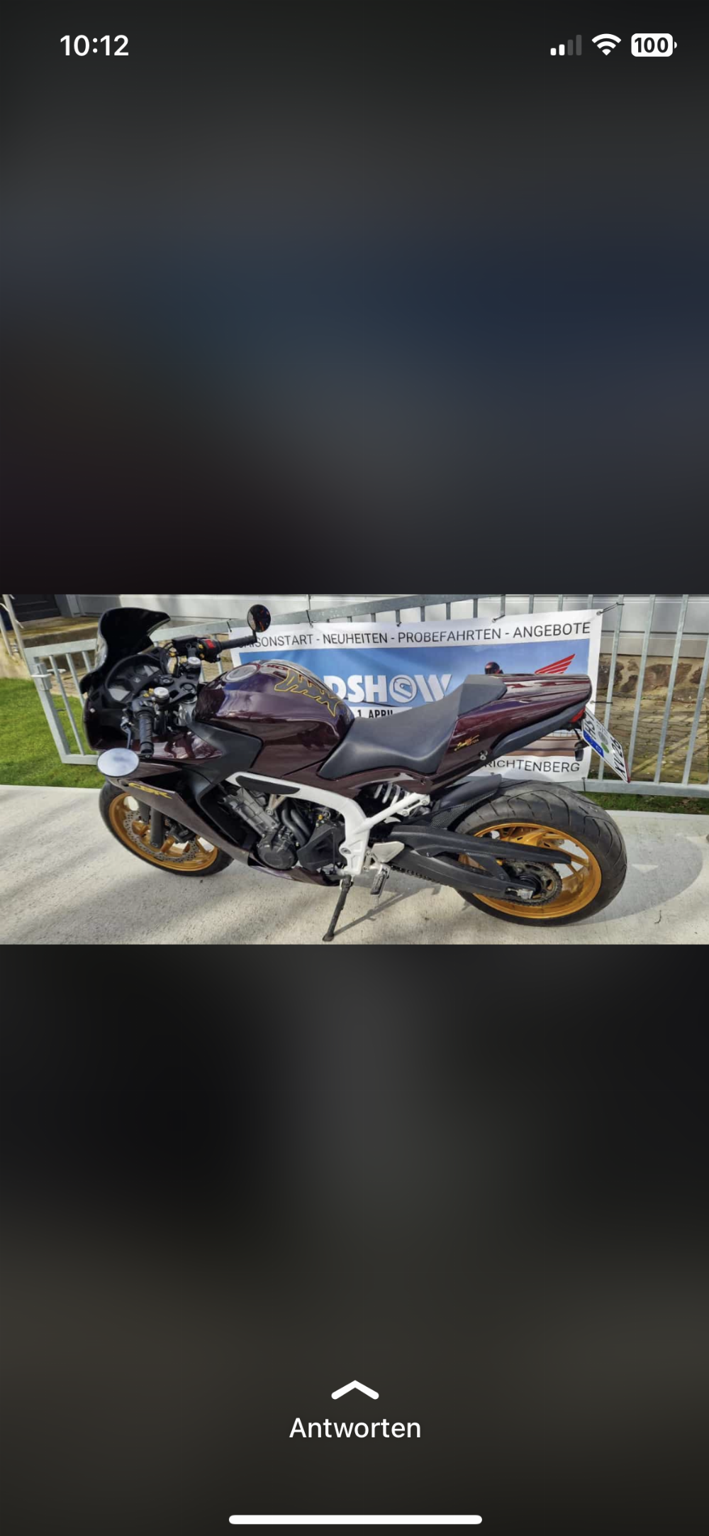 Motorrad verkaufen Honda Cbr650f Ankauf