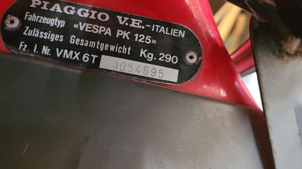 Motorrad verkaufen Vespa Pk125 Ankauf