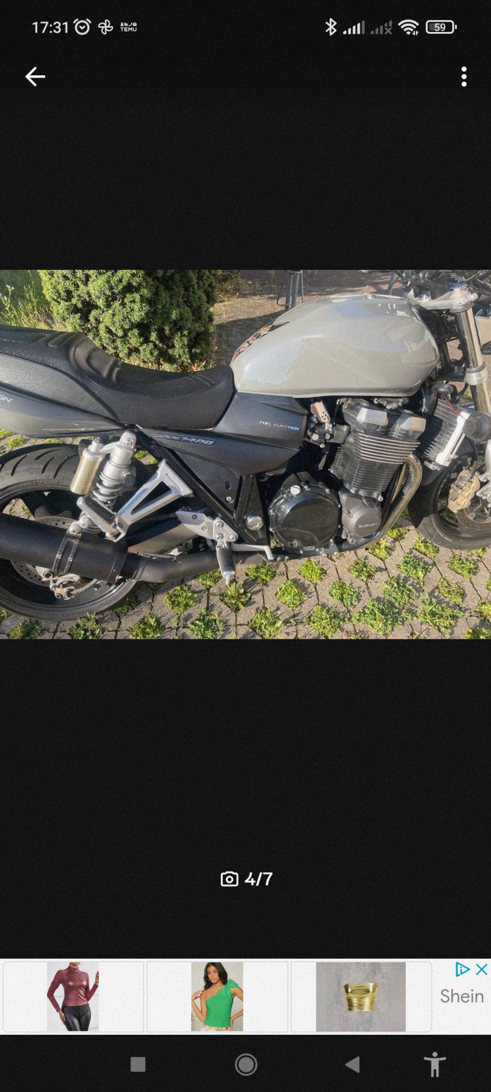 Motorrad verkaufen Suzuki Gsx1400 Ankauf
